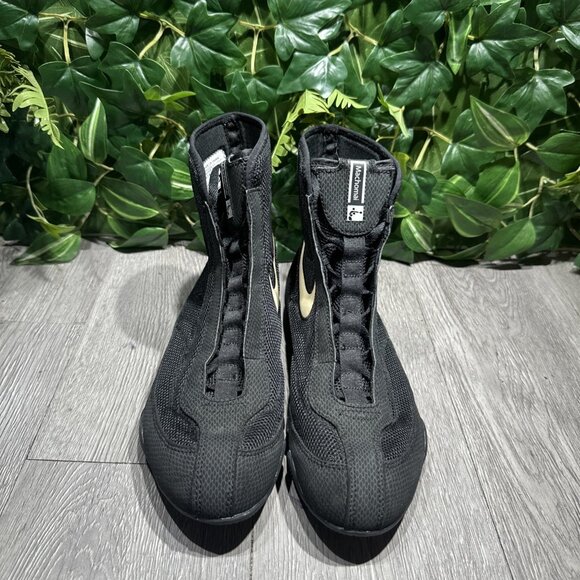 Nike Machomai MMA Boxing Shoes Men\'s Size 7.5 Black White RARE main image 3